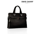 Omasharif Genuine Cowhide Men's Business Document Bag Briefcase OS7008M636615