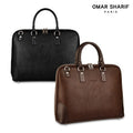 Omershapiro Men's Leather Briefcase Business Bag OS595M636615