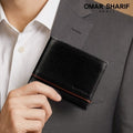 Omasharif Linepoint Natural Leather Men's Wallet OS6556636615