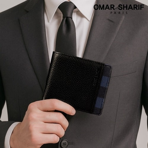 Omasharif Checkpoint Natural Leather Men's Wallet OS6555636615