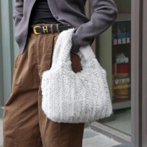 Women's基本部分英语无法直接翻译，保留原文: Women's Basic Hem Tote Shoulder Bag 636661