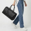 Cloth flap Unisex weaving leather travel storage Boston bag 636661