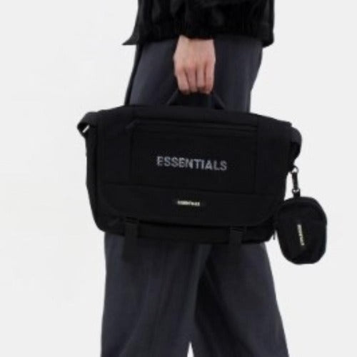 Men's and Women's Casual Utility Mesh Street Messenger Bag 636661