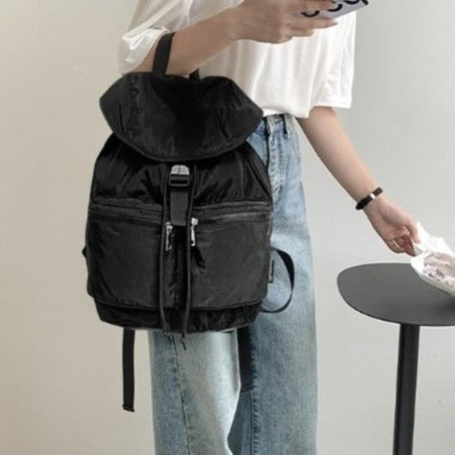 Cloth Hem Unisex Casual Daily Multi-Purpose Storage Bag 636661