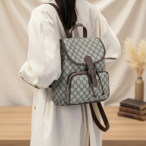 Women's mini leather backpack for daily fashion 636661