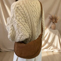 Women's Soft Suede Mini Crossbody Half Sleeve Design 636661