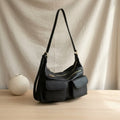 Women leather pocket mini shoulder crossbody 636661