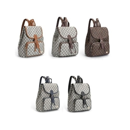 Women's日常用迷你背 pack leather patterned bag 636661