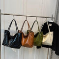 Women's Leather Simple Daily Shoulder Bag 636661