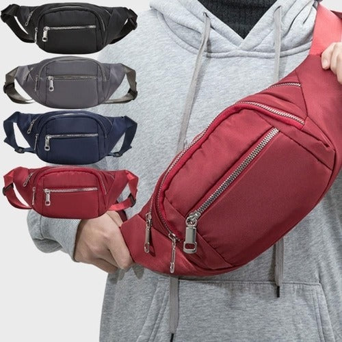 Unisex Daily Water-Resistant Hip Waist Crossbody Bag 636661