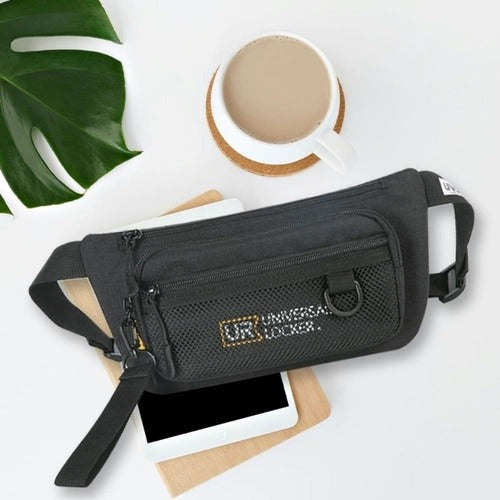 Unisex Daily Mini Mesh Pocket Practical Sling Bag 636661