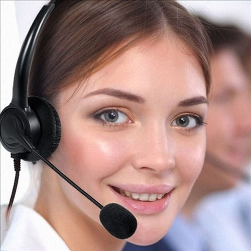 Joyoung High Quality Ergonomic Call Center Microphone Headset Wired Agent Voice Control WFNZBFN63682
