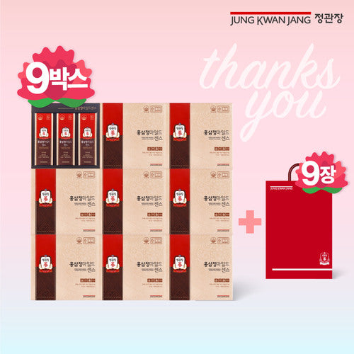 Jung Kwan Jang Red Ginseng Extract Mild Sense 9 Boxes (10ml 30 sticks 9 boxes) 638278