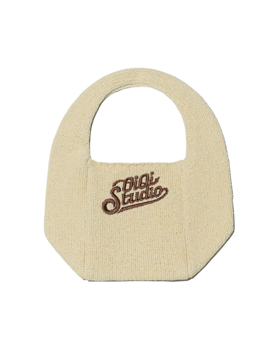 OIOAI Collection CROCHET KNIT BAG CREAM