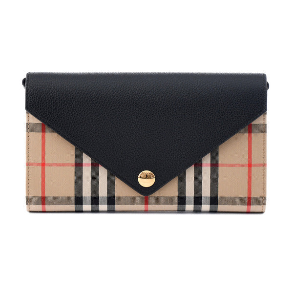 Burberry Detachable Check Leather Bag 80225601