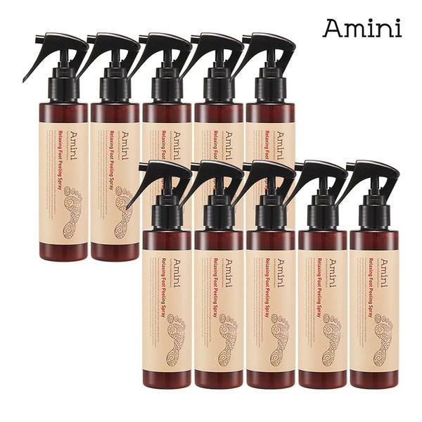 Amini Relaxing Premium Foot Peeling Mania Package 10 Bottles [1 Second Foot Peeling]