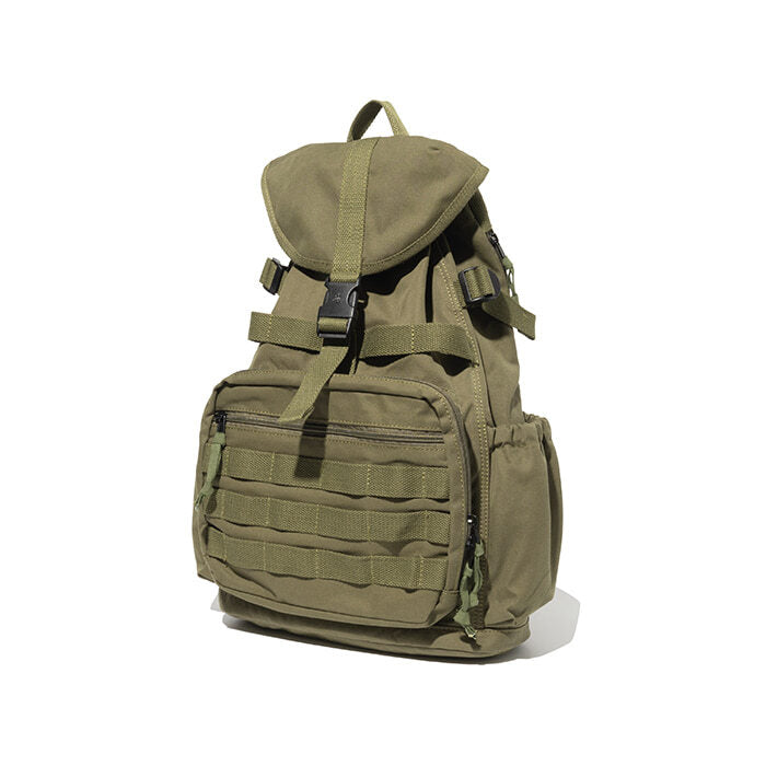Uniform Bridge multi pocket rucksack olive