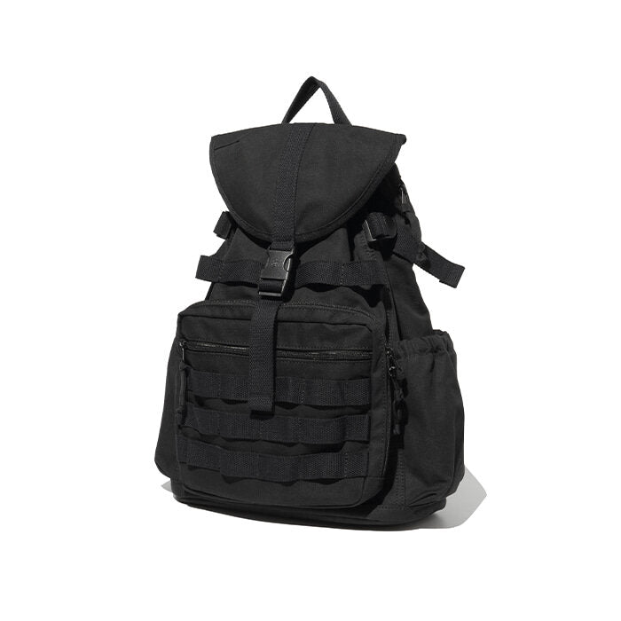 multi-pocket rucksack black