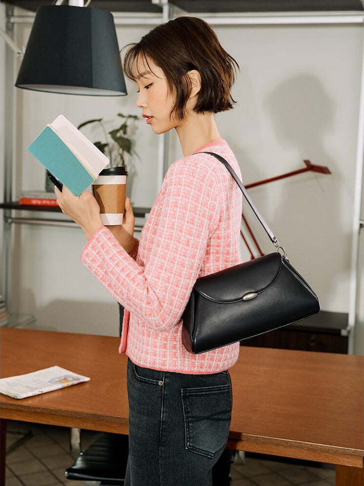 Beanpole ACC Beanpole ACC BE52D3M015 Sherry Soft Flap Shoulder Bag Black