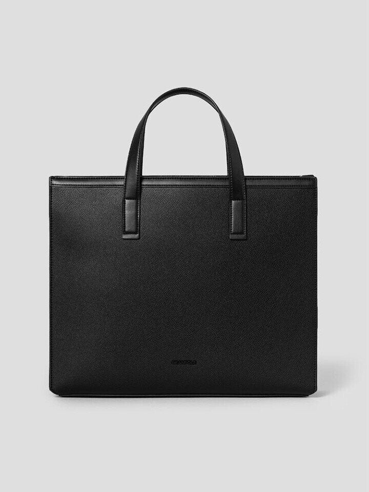 Binfal ACC BinpolACC BE61D2M035 Fobi Leather Briefcase - Black