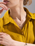 Jayne Lu Ere Onyx necklace silver