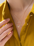 Jian Nu Yi Lu E Zhu silver necklace