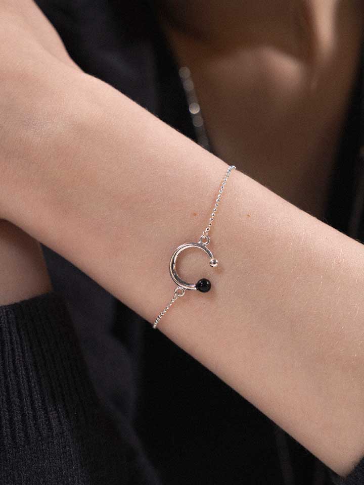 Jayneigh Orbit Balance Bracelet silver