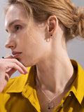 Jayne Lu Ere Onyx Earrings silver
