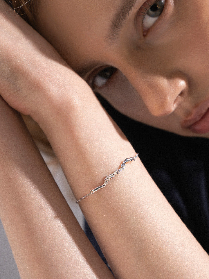 Jayne Grain Bracelet silver