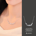 Designer Mall Female S925 Sterling Silver Flower Smile Pendant