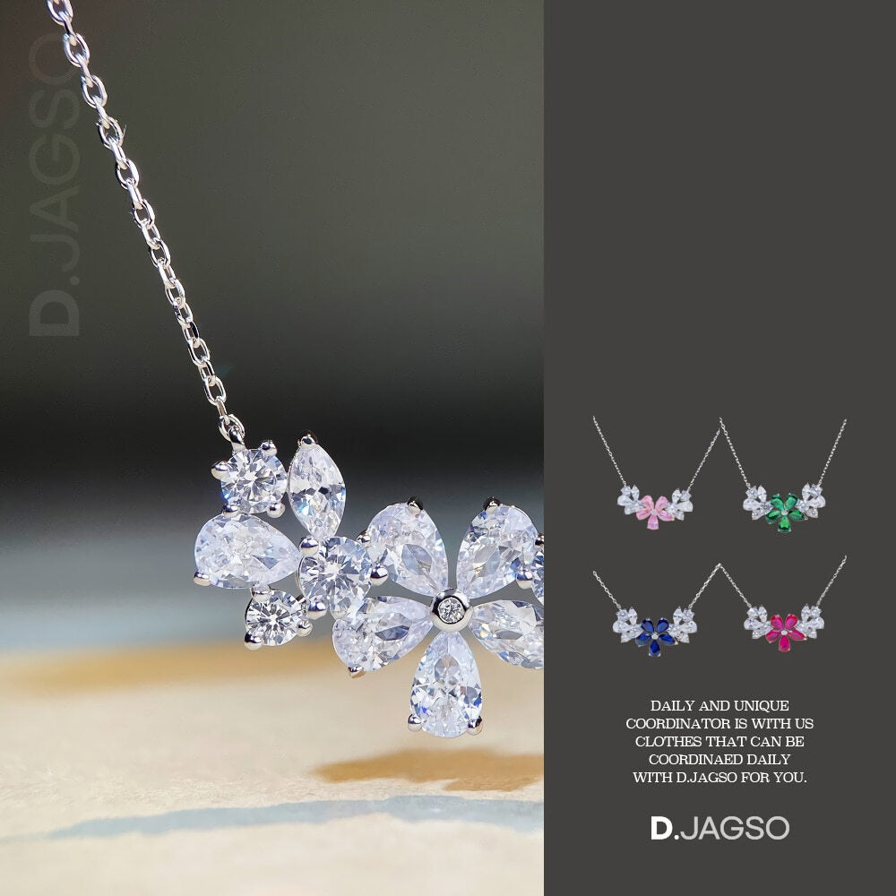 Designer Mall Women's Color Stud Fashion French New York Necklace