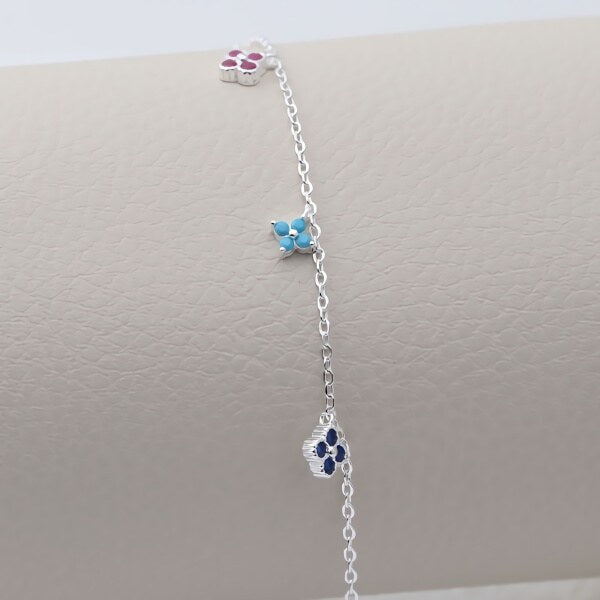 Designer Mall Women's Daily Accesoris Flower Bracelet