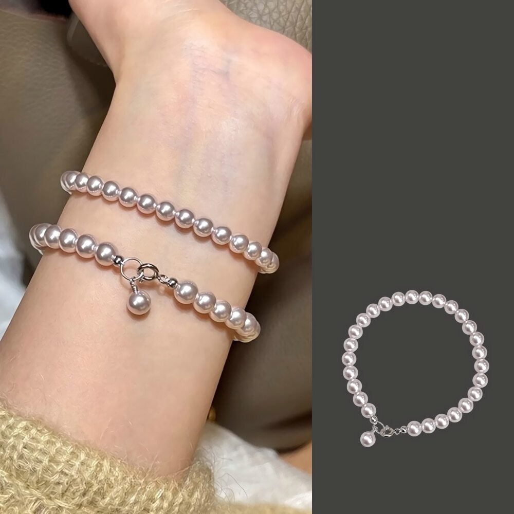 Designer Mall Women's Size-Basic Style Pearl Fashion Bracelet