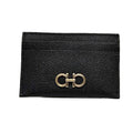  Salvatore Ferragamo Ferragamo Giancarlo Credit Card Holder Black 660371 741376