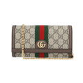 Gucci 772309 96IWG 8745 Ophidia GG WOC Web Supreme Chain Long Wallet