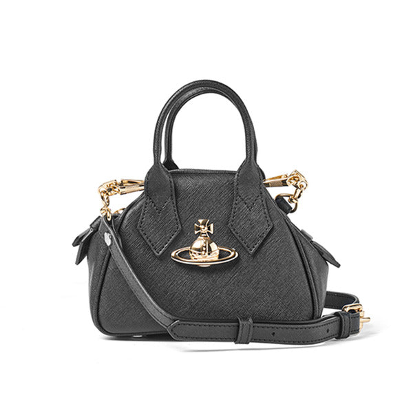 Vivian Westwood 5C010005W S000B N402 Yamazemin Vegan BioGreen Sapiano Mini Top Handle Tote Bag