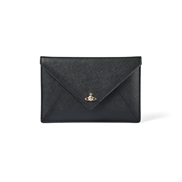 Vivienne Westwood 5B010002W S0021 N402 Saffiano Envelope Clutch Bag