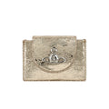 Vivian Westwood 5402000AW L00A7 R401 Metalic Crinkle Flap Card Wallet