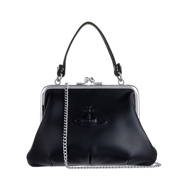 Vivian Westwood 4B01000MW L001L N401 grain nap夫皮链脉 tote bag