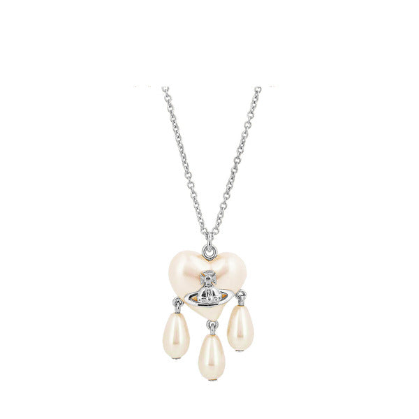 VivienneWestwood 6301012T 02P103 Cheryl Pel Heart Necklace