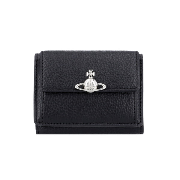 VivienneWestwood 5115002TW S000D N403 vegan bio-green grain flap pulse small wallet