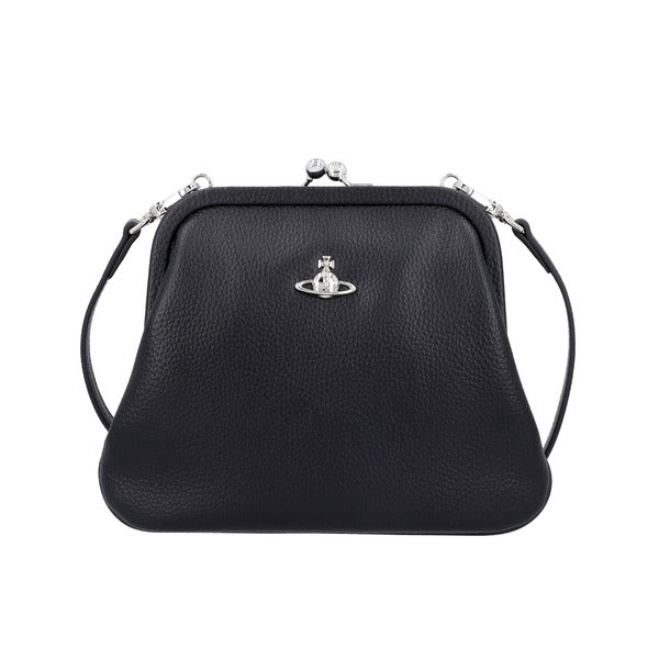 Vivian Westwood 4B01001BW S000D N403 Vegan Bio Green Grain Clutch Crossbody Bag