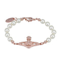 Vivian Westwood mini vas leaf pearl bracelet
