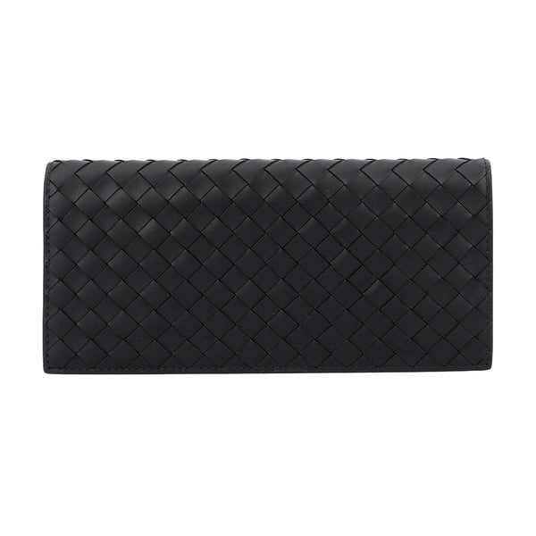 Bottega Veneta 442556 V47W1 1000 Intricato Continental Leather Wallet