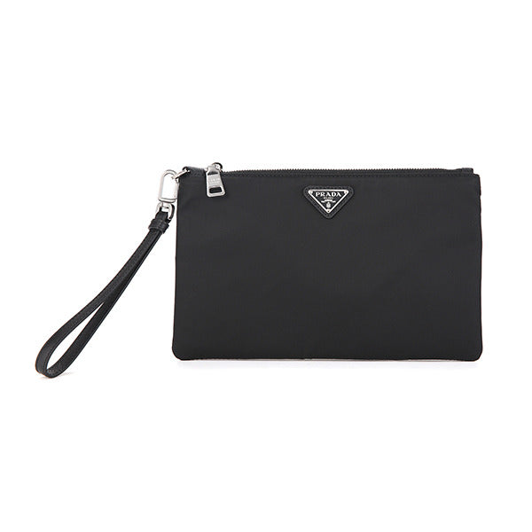 Prada 2NH004 2DMH F0002 nylon triangle logo clutch