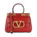 Valentino V logo leather top handles small tote bag WW2B0J44BQZ JU5