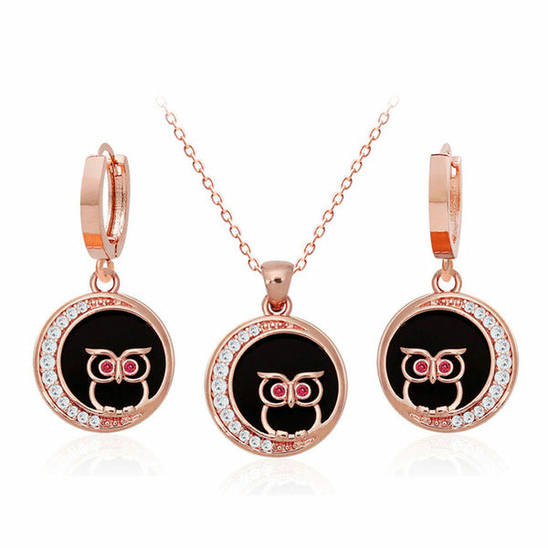 MaryGreen RoseGold Jewelry Luna Au SET