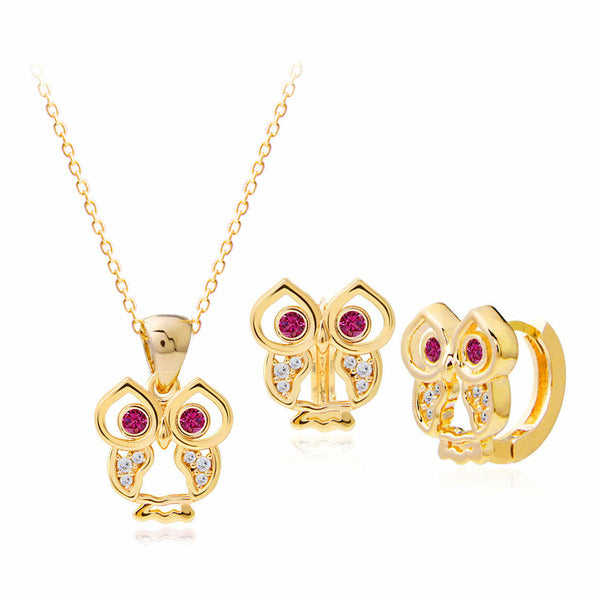 MaryMaids Plum Cubic Zirconia Set