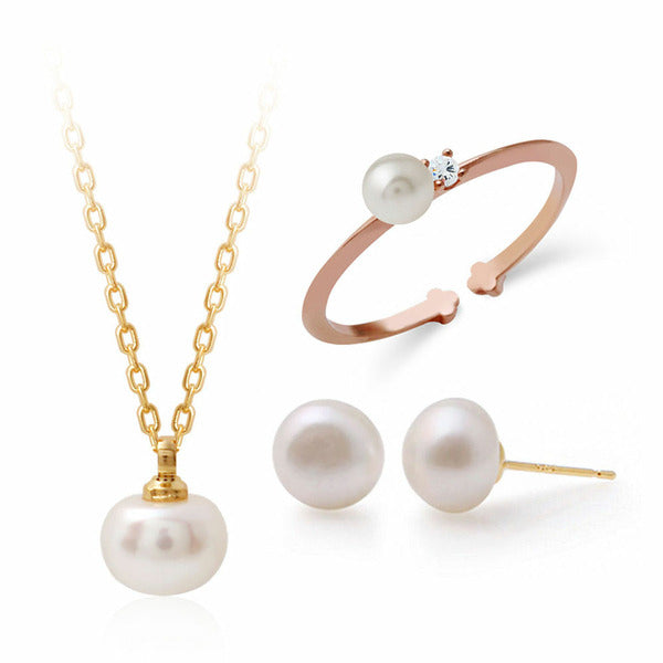 MaryGreen Freshwater Pearl Jewelry SET