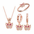 MaryGreen MiniArt RoseGold Jewelry Minerva Pink SET